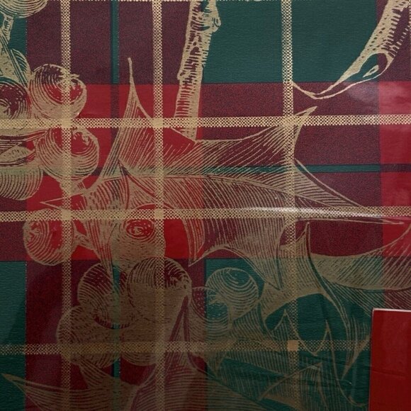 VTG 90s CHRISTMAS Happy Holidays Gift Wrap Ensemble Lord & Taylor NEW - Picture 4 of 5